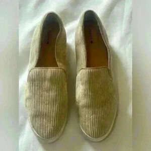 Birdies The Swift Slip On Sneaker - Beige Corduroy - Size 9